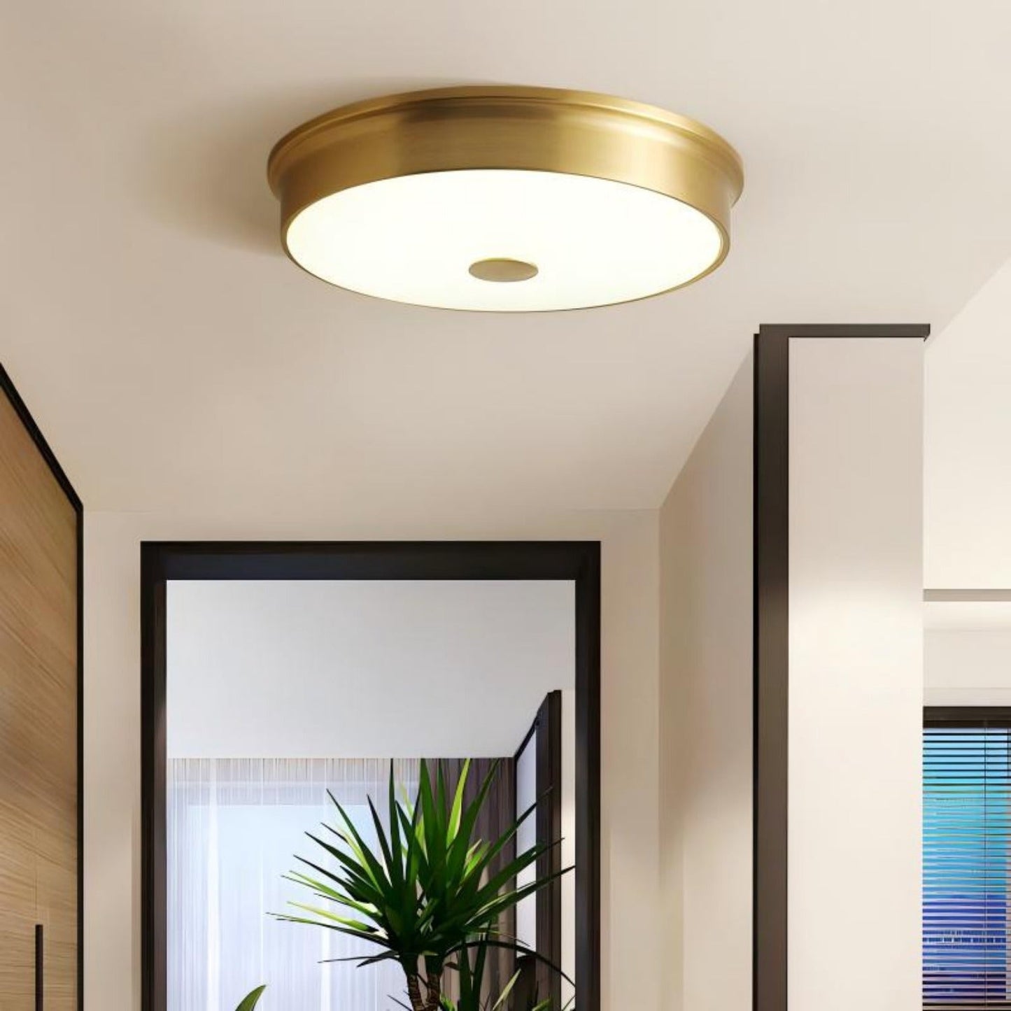 1 LED 3000K/ 4000K/ 6000K ceiling light, modern simple ceiling light, bedroom, living room, aisle, corridor, balcony