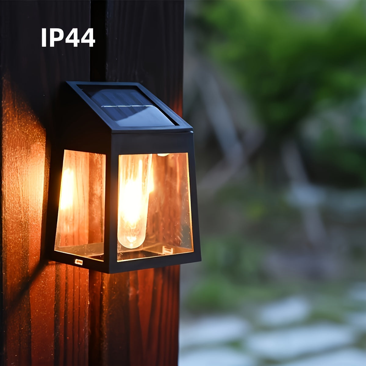 2pcs Solar Wall Lights Wall Installation Solar Light Outdoor Decoration Solar Wall Light Sensor Light